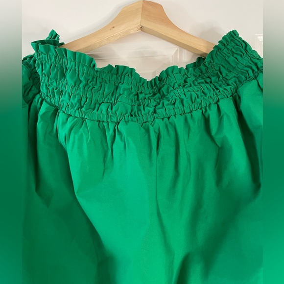 Anthropologie The Somerset Maxi Skirt Tiered Emerald Green Size Large - Picture 4 of 9